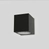 APPLIQUE IN ALLUMINIO IP54 PER 1 GU10  LUCE SOLO SOTTO COLORE ANTRACITE
